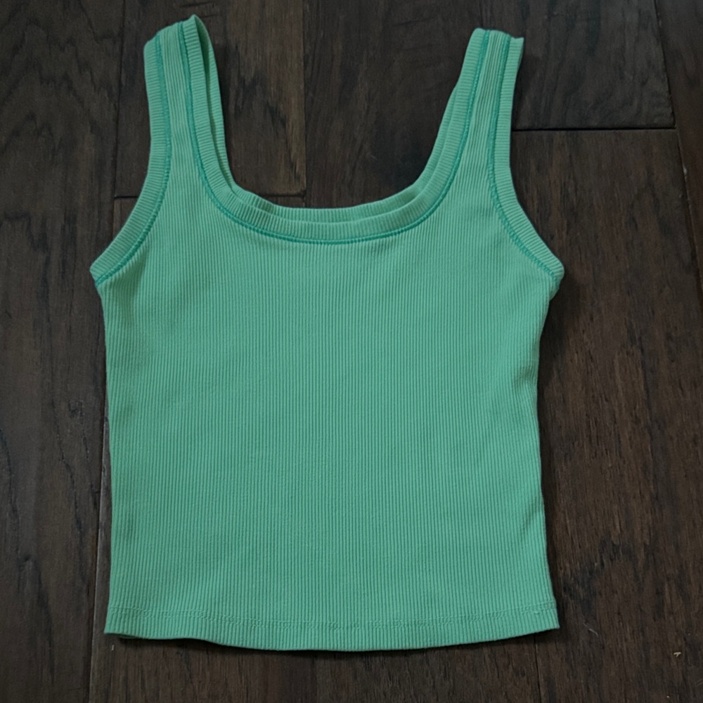 Wild Fable Mint Ribbed Tank Top